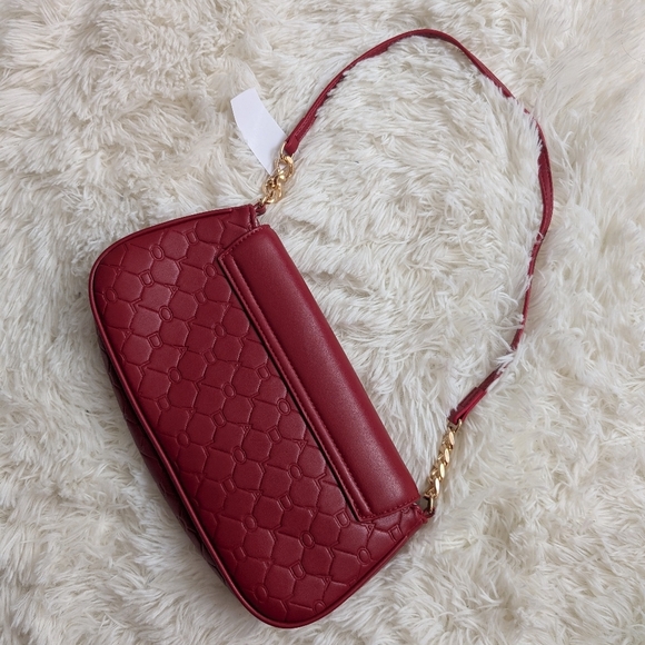 Aldo Red Shoulder Handbag - Picture 6 of 10